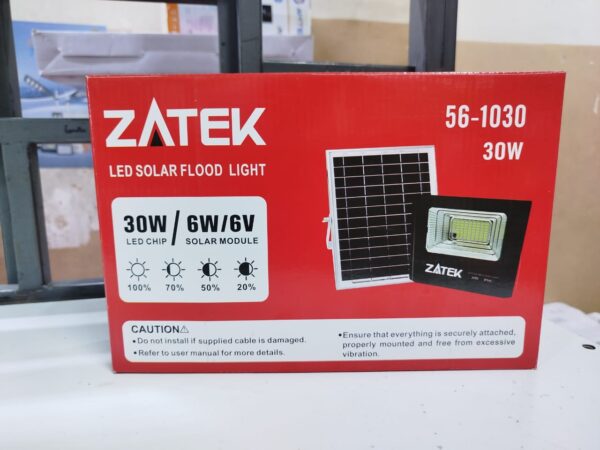 Zatek Solar Flood Light 30W